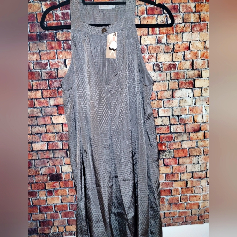 Polly Says Box Pleated Dress NWT